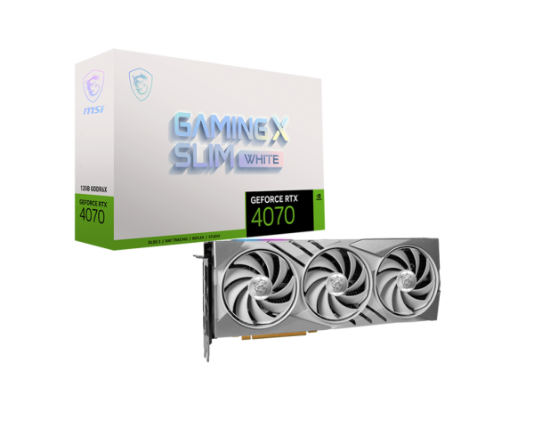 Card màn hình MSI GeForce RTX 4070 Ti SUPER 16G GAMING X SLIM WHITE