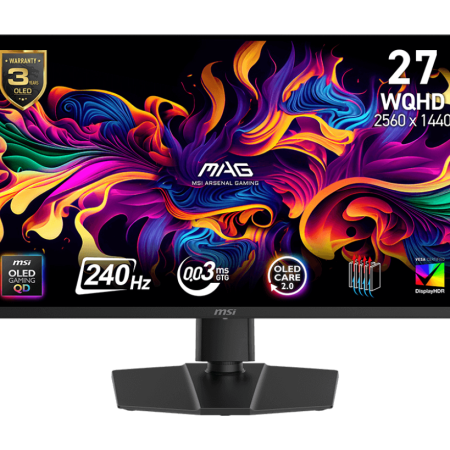 Màn hình MSI MAG 273QP QD-OLED X24 (27 inch/WQHD/OLED/240Hz/0.03ms)