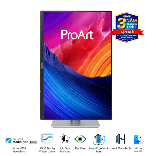 Màn Hình Đồ Họa ASUS ProArt PA248QFV (24inch | IPS | WUXGA | 100Hz | 5ms | Speaker)