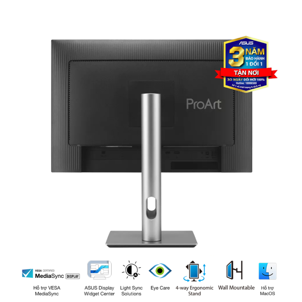 Màn Hình Đồ Họa ASUS ProArt PA248QFV (24inch | IPS | WUXGA | 100Hz | 5ms | Speaker)