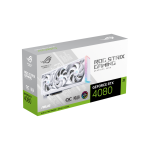 Card màn hình ASUS ROG Strix GeForce RTX 4080 16GB GDDR6X OC White Edition (ROG-STRIX-RTX4080-O16G-WHITE)
