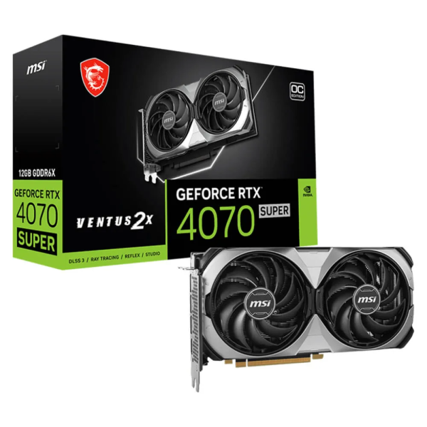 Card màn hình MSI GeForce RTX 4070 Ti SUPER 16G VENTUS 2X OC